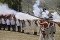 British infantry reenactor Royalty Free Stock Photo