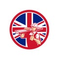 British Lumber Yard Worker Union Jack Flag Icon