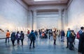 British museum exhibition hall. Ancient Greek collection of Pantheon