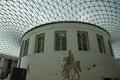 British Museum lobby design glass roof natural lighting