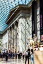 British Museum inside interior. London, England Royalty Free Stock Photo