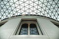 British museum. Interior of main hall with library in an inner yard Royalty Free Stock Photo