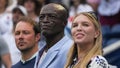 British musician, singer, songwriter, and record producer Seal attends tennis match during 2023 US Open