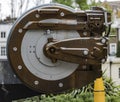 British 15 Naval Gun. Imperial War Museum. Royalty Free Stock Photo