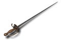 British officer gala sword (rapier). Royalty Free Stock Photo