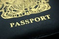 British Passport Royalty Free Stock Photo