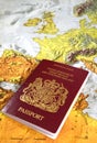 British passport Royalty Free Stock Photo