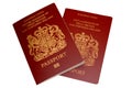 British Passports Royalty Free Stock Photo