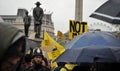 British people protest against the Coronation of His Majesty The King and Her Majesty The Queen Consort