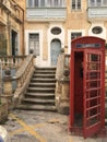 British Phone Booth Not in Britain Royalty Free Stock Photo