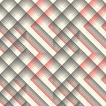 British Plaid Ornament. Abstract Diagonal Thin Line Art Patter