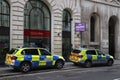 British Police BMW patrol cars