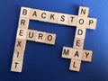 British Politics, concept of Brexit and leaving the European Union Royalty Free Stock Photo