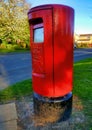 Iconic British Red Post Box