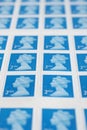 British Postage Stamps Royalty Free Stock Photo