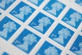 British Postage Stamps Royalty Free Stock Photo