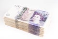 British pound bank notes Royalty Free Stock Photo