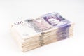 British pound bank notes Royalty Free Stock Photo