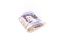British pound bank notes Royalty Free Stock Photo