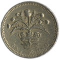 British Pound Coin Royalty Free Stock Photo