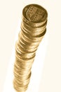 British pound coins Royalty Free Stock Photo