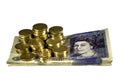 British Pounds Royalty Free Stock Photo