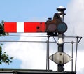 British railway semaphore signal Royalty Free Stock Photo