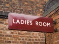 British Railways era ladies room sign