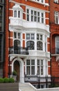 British red brick mansion Royalty Free Stock Photo