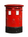 British red post box Royalty Free Stock Photo