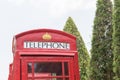 British red telephone booth Royalty Free Stock Photo