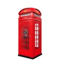 British Red Telephone Booth Royalty Free Stock Photo