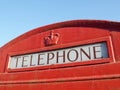 British Red Telephone Box Royalty Free Stock Photo