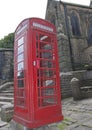 British Red Telephone Box Royalty Free Stock Photo