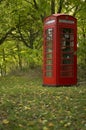 British red telephone box