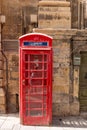 British Red Telephone Box in Valetta Malta Royalty Free Stock Photo