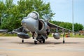 British royal air force harrier jumb jet plane