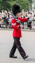 British Royal guards Buckingham Palace in London Royalty Free Stock Photo