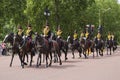 British Royal Household Cavalry Royalty Free Stock Photo