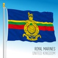 British Royal Marine corps flag, UK