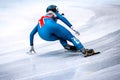 British skater competes during the ISU Speed Skating World Championship