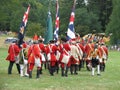 British Soldiers Marching Away