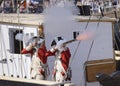 British soldiers shooting