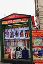 British souvenirs kiosk Piccadilly, Mayfair, London United Kingdom Royalty Free Stock Photo