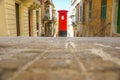 A British style postbox in Valletta,Malta