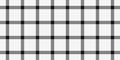 British tartan pattern check, mat vector texture background. Editable seamless plaid fabric textile in gray and white colors