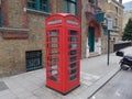 British telephone booth