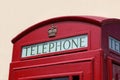 British Telephone Box Royalty Free Stock Photo