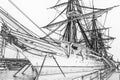 British 19th Century Warship HMS Warrior