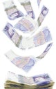 British twenty pound notes Royalty Free Stock Photo